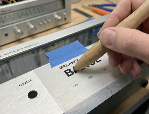 How to Restore Vintage Audio Lettering Without Decal “Ghosting”